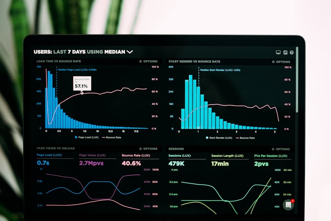 A close-up of a computer screen displaying analytics, illustrating how to measure success in retargeting efforts.